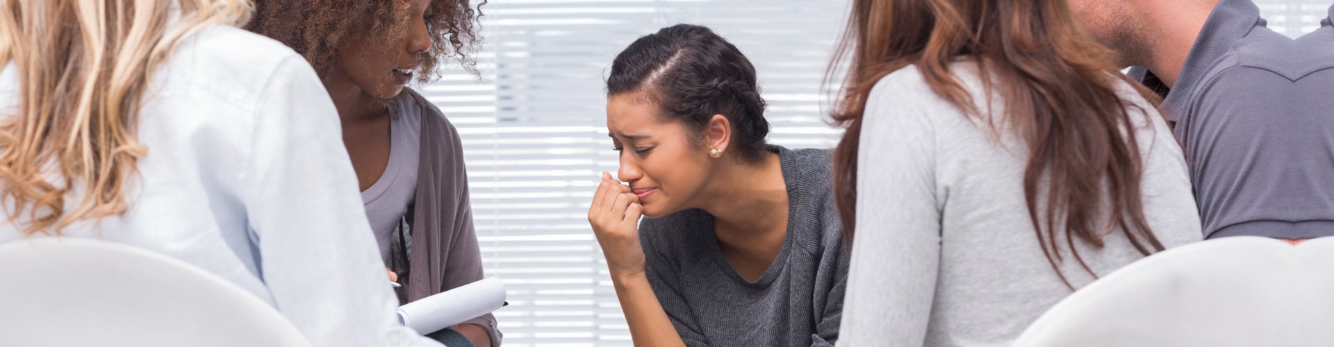 woman crying